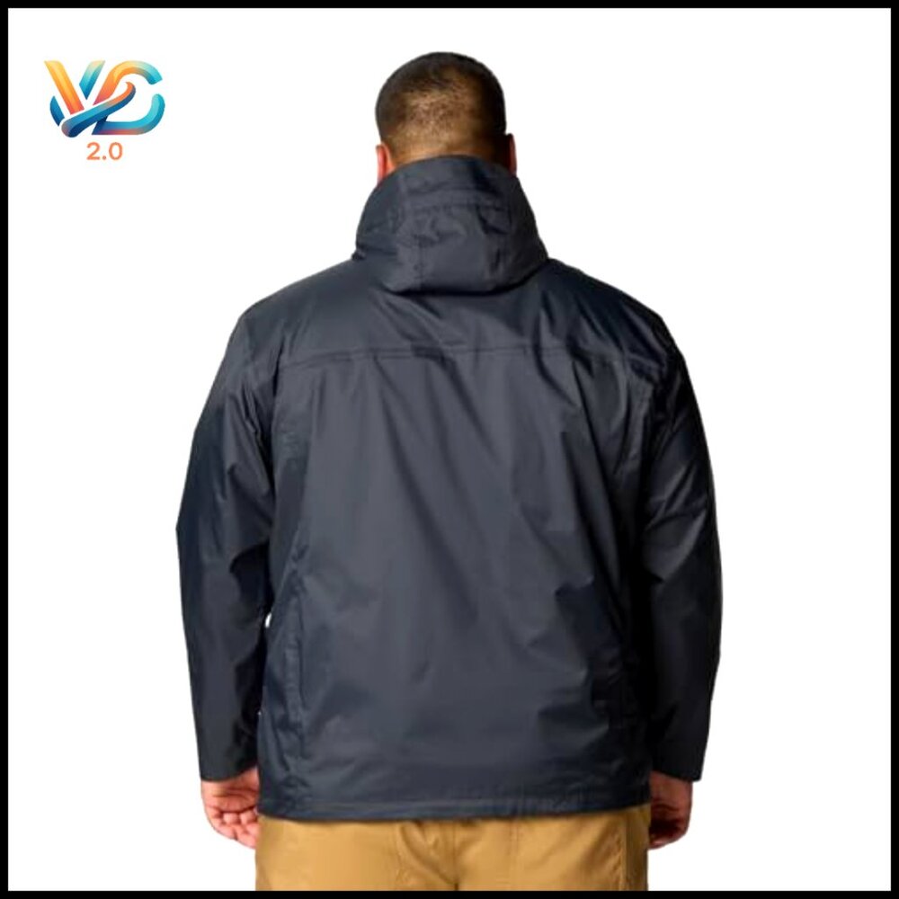 Waterproof Packable Rain Jacket with Zippered Poc… - image 7